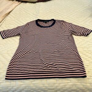 Banana Republic striped knit top, small